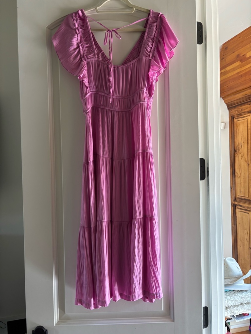 Joie Smocked Waist Sleeveless Midi Dress, size medium